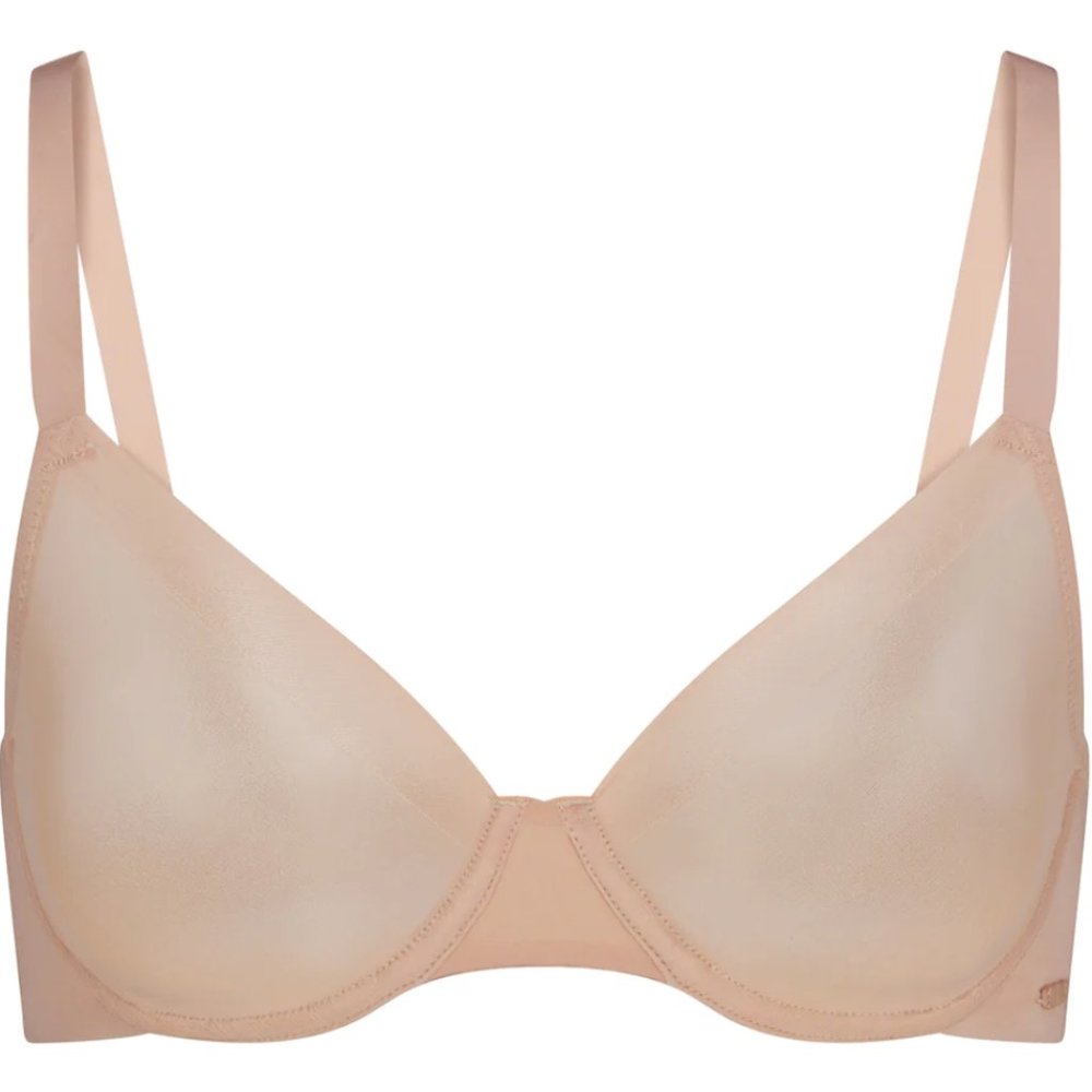 NWT SKIMS NO SHOW UNLINED DEMI IN MICA